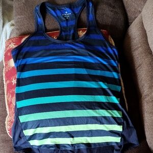 Athleta Striped Racerback Tank Top
